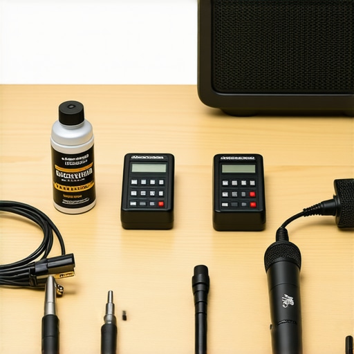Audio maintenance tools for home hi-fi systems.