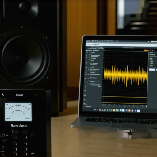 Measuring room acoustics using SPL meter and Room EQ Wizard.